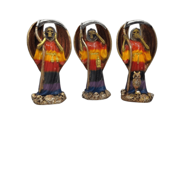 Santa Muerte Arcángel 3 Virtudes 13cm