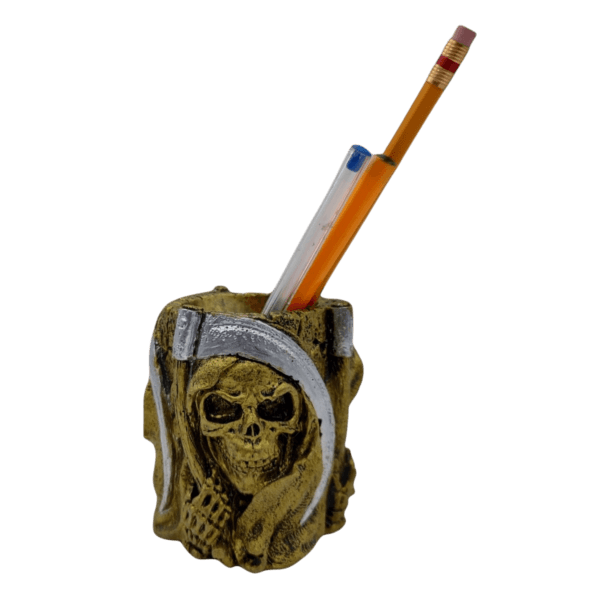 Santa Muerte Porta Pluma 10cm