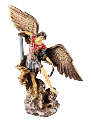 San Miguel Arcángel 55cm Con Diablo
