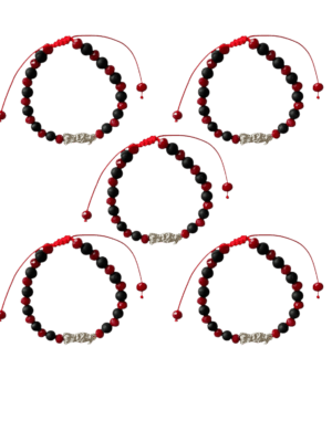 Paquete De 5 Pulseras Santa Muerte