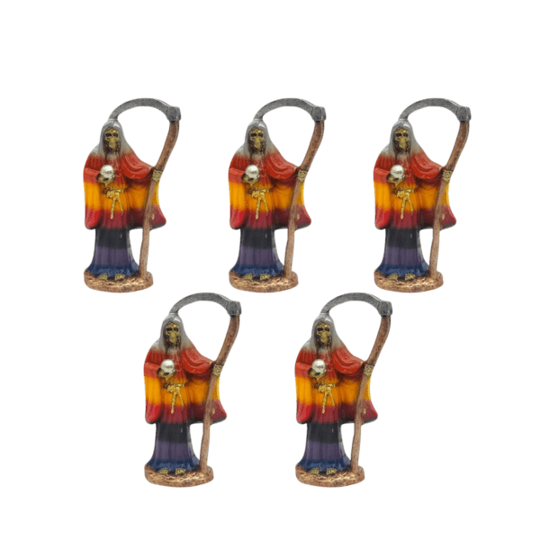 Santa Muerte Mini 12cm En Paquete De 5 Piezas