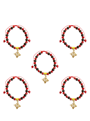 Paquete De 5 Pulseras Nudo De Bruja