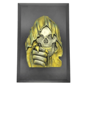 Santa Muerte En Marco 30cm