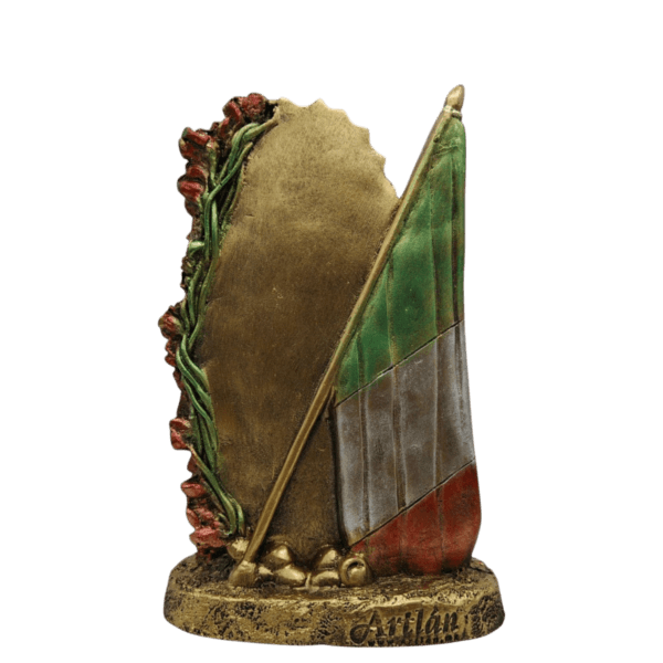 Virgen De Guadalupe Con Bandera De México 21cm - Image 2