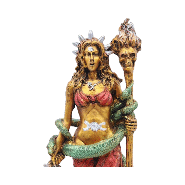 Diosa Hécate Con Antorcha 27cm (Mayoreo) - Image 2