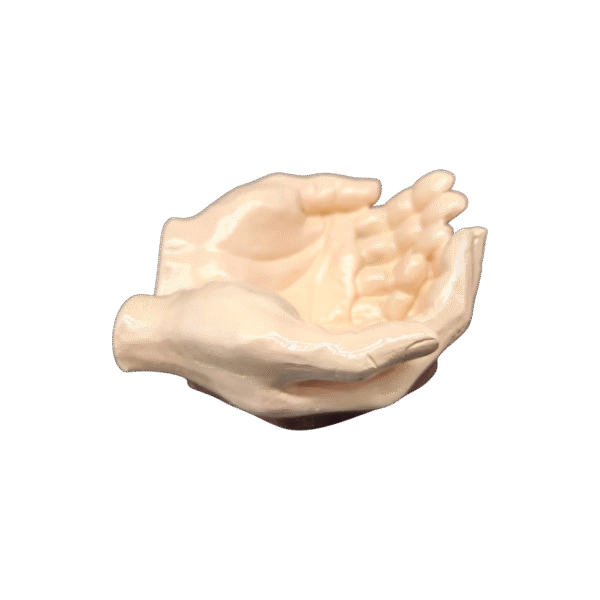 Escultura De 2 Manos Recibiendo/Entregando 15cm - Image 5