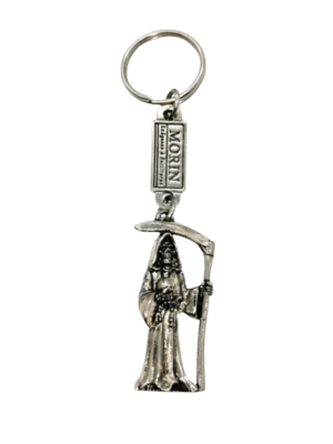 Llavero De Santa Muerte Vaciado En Zamac
