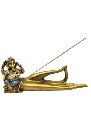 Porta Incienso De Diosa Ganesha 22cm De Largo