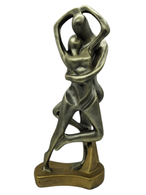 Escultura De Pareja Entrelazada Deseo (Feng Shui) 35cm
