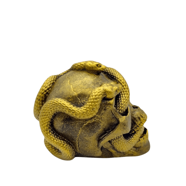 Cráneo Con Serpientes 9cm - Image 3