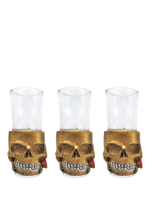 Paquete 3 Tequileros con rosa