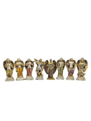 Paquete De 1 Metatrón 10cm Y 7 Arcángeles 10cm