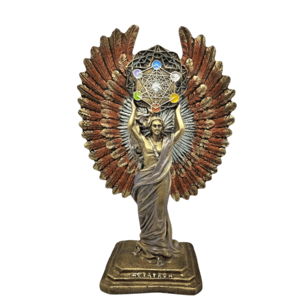 Arcángel Metatrón Base Cuadrada 33cm