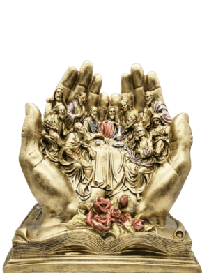 Última Cena Sobre Manos 32cm