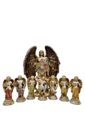 Paquete Metatrón 26cm Y 7 Arcángeles 10cm