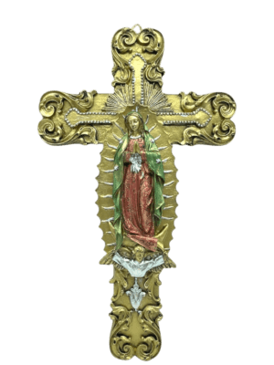 Cruz Con Virgen De Guadalupe 30cm