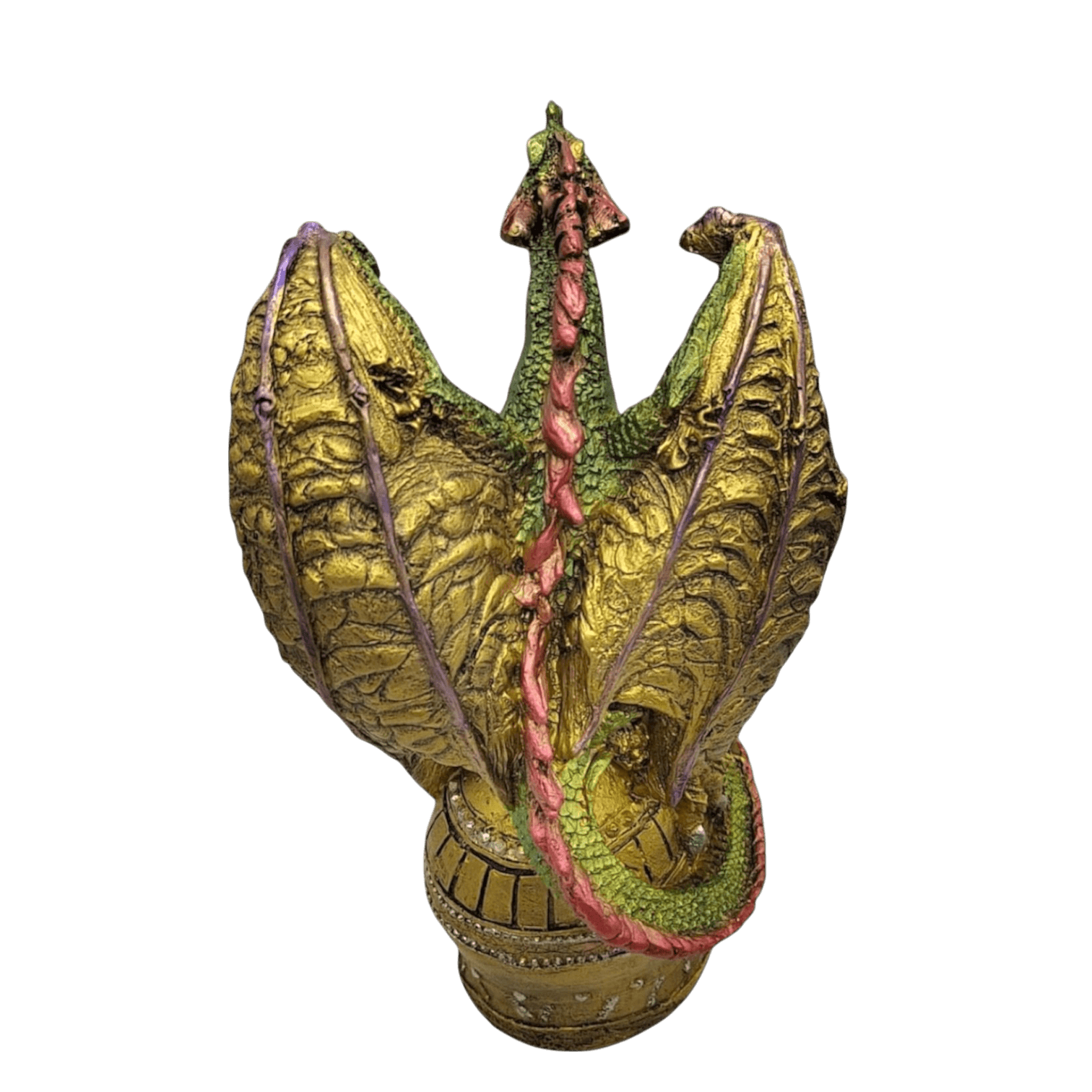 Dragón Sobre Cráneo Con Casco Templario 27cm - Image 2