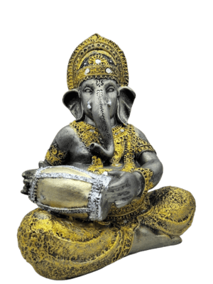 Ganesha Con Tambor (Damaru) 28cm