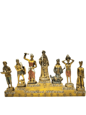 Juego De 7 Potencias Africanas 20cm