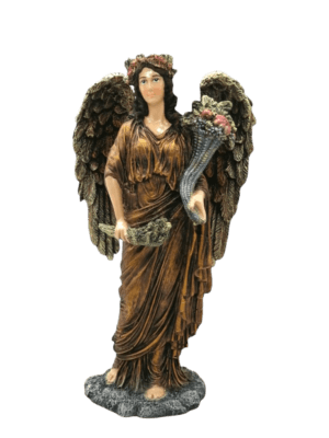 Ángel Con Cuerno De La Abundancia 30cm