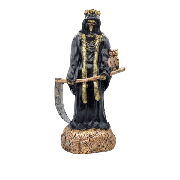 Santa Muerte Con Corona De Espinas 36cm