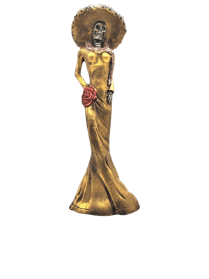 Santa Muerte Glamour (Catrina Con Sombrero) 30cm