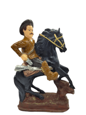 Pancho Villa Sobre Caballo Reparando 34cm