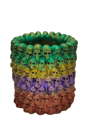 Porta plumas cráneo 9cm