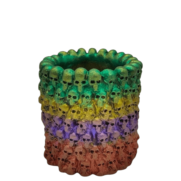 Porta plumas cráneo 9cm