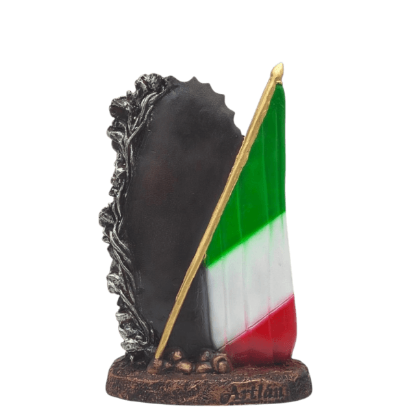 Virgen De Guadalupe Con Bandera De México 21cm - Image 3