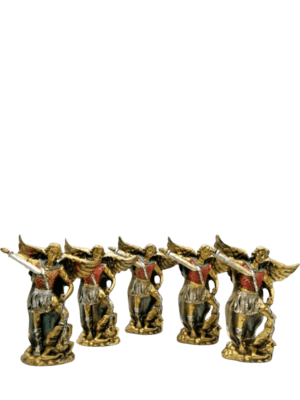 Paquete De 5 San Miguel Arcángel 12cm