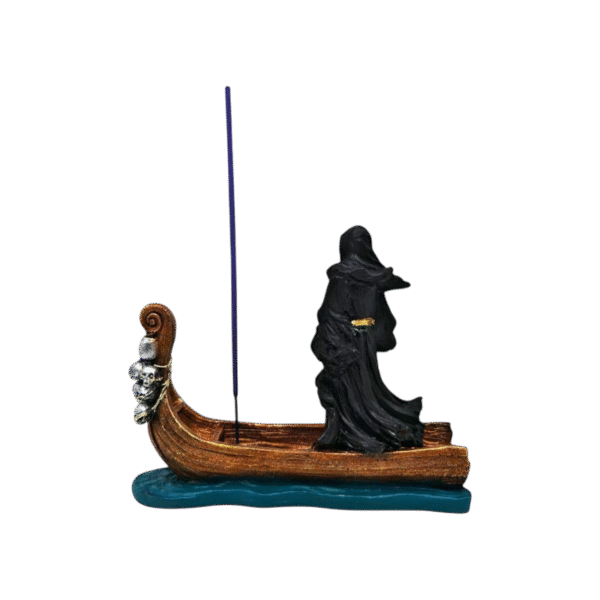 Porta Incienso Santa Muerte Abre Caminos 14cm - Image 8