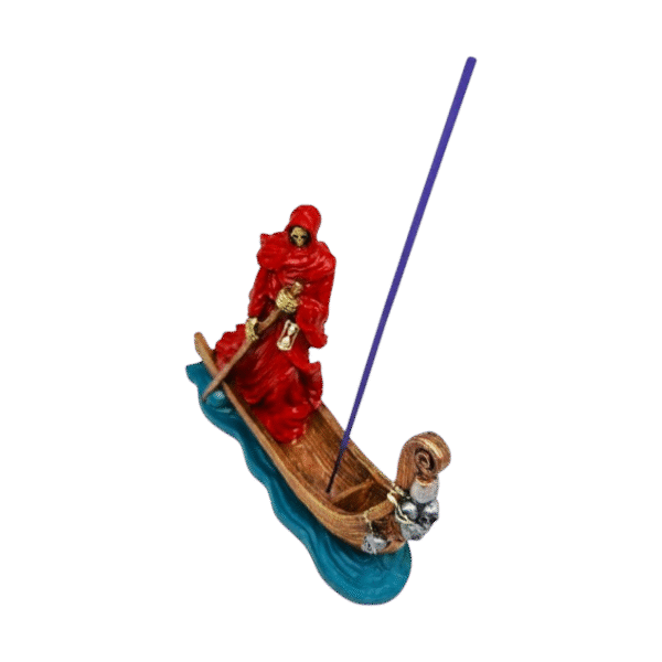 Porta Incienso Santa Muerte Abre Caminos 14cm - Image 5