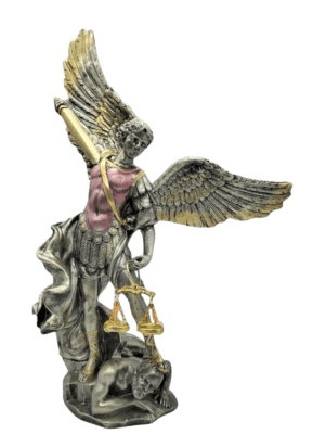 San Miguel Arcángel Con Balanza 35cm