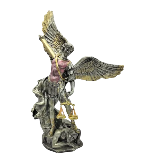 San Miguel Arcángel Con Balanza 35cm
