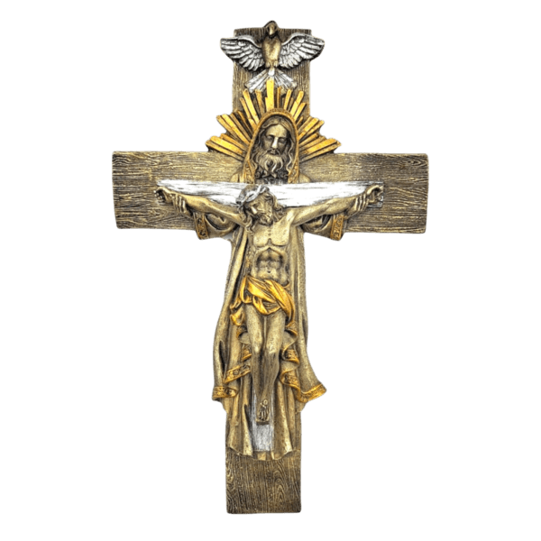 Cruz Con Santísima Trinidad 30cm