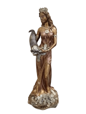 Diosa De La Fortuna Y De La Abundancia 70cm