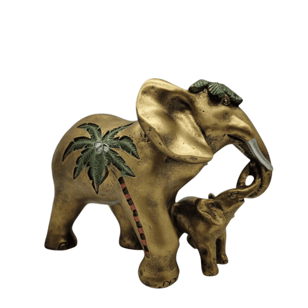 Elefante Palma Con Cría 15cm - Image 2