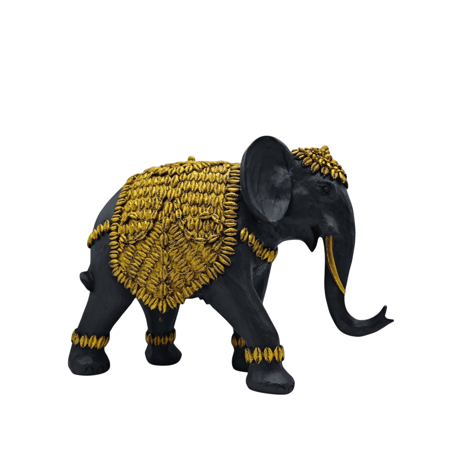 Elefante Santero Con Conchas 23cm - Image 2