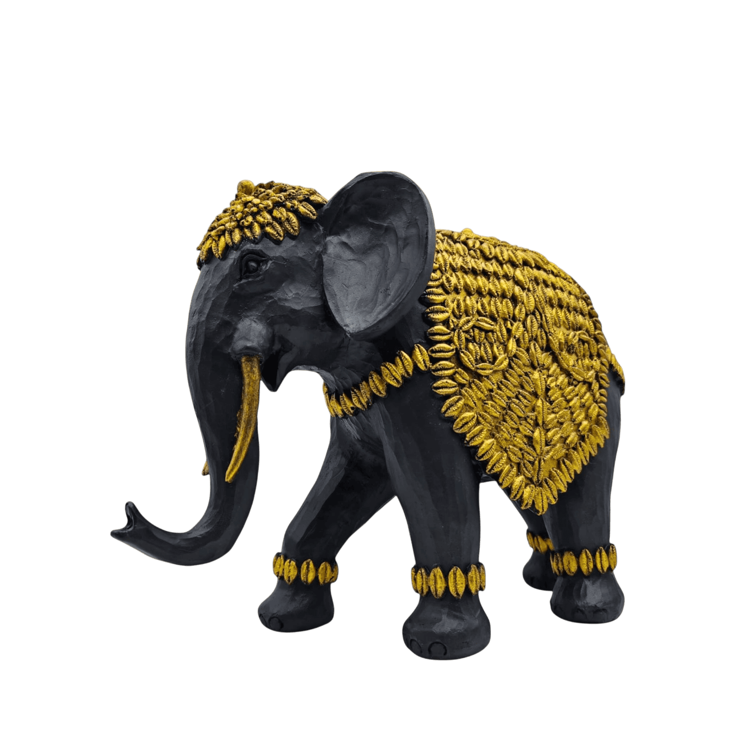 Elefante Santero Con Conchas 23cm