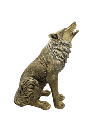 Lobo Sentado Aullando 45cm