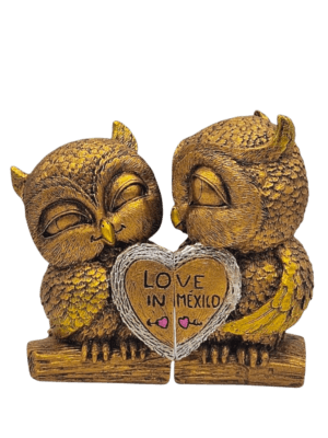 Pareja De Búhos 13cm