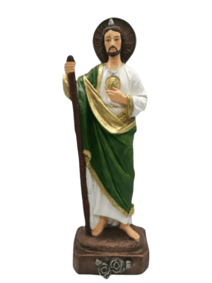 San Judas Tadeo Base Rosas 36cm