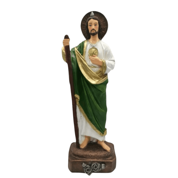 San Judas Tadeo Base Rosas 36cm