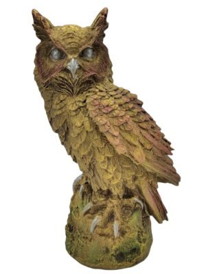 Búho Sobre Tronco 17cm