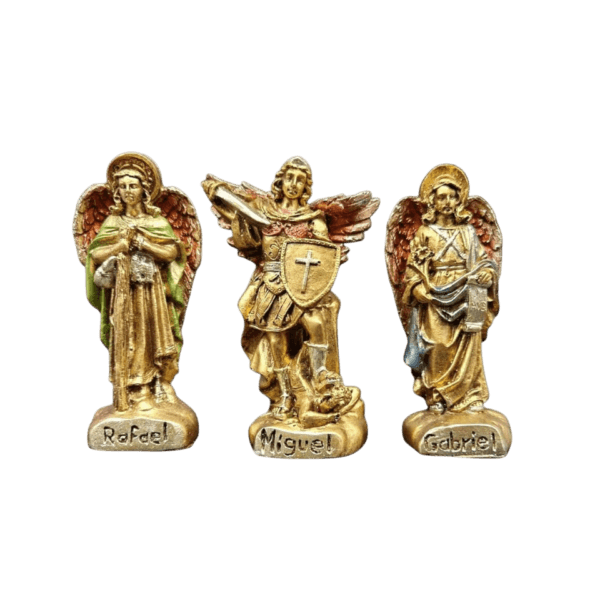 Juego De 3 Arcángeles 9cm (Rafael, Miguel Y Gabriel)