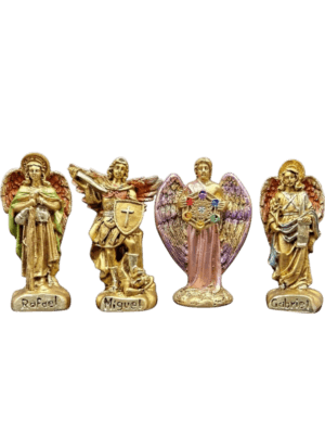 Juego De 4 Arcángeles 9cm
