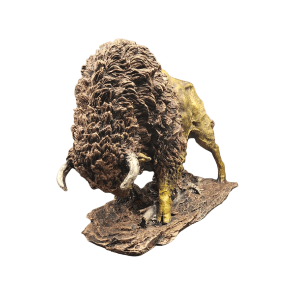 Escultura De Bisonte 29cm - Image 2