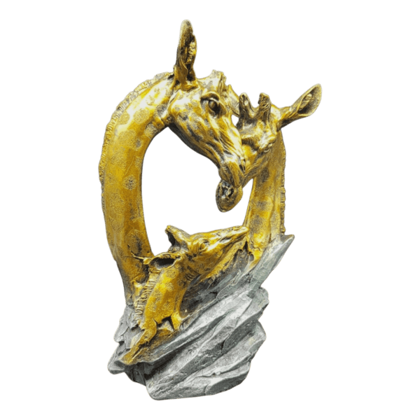 Escultura Familiar De Jirafas 28cm - Image 2