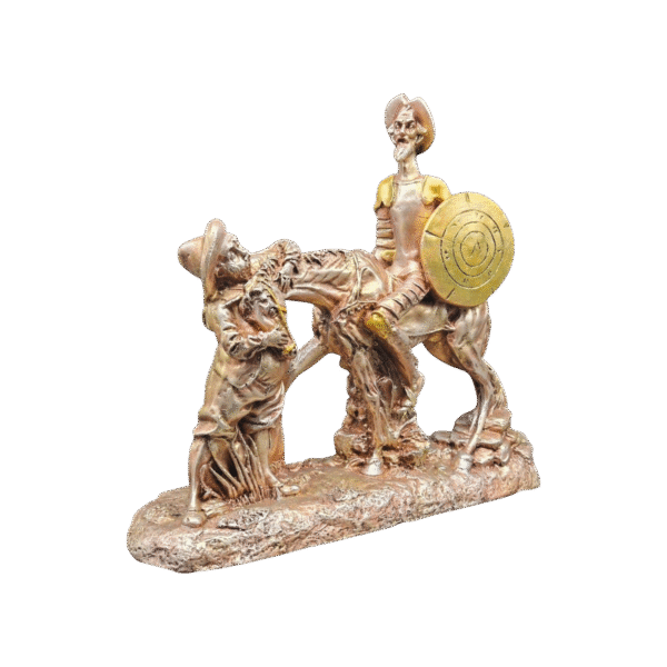 Quijote Con Sancho A Caballo Grande 30cm - Image 4